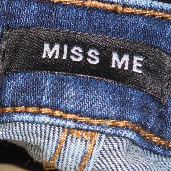Miss Me 27 Easy Skinny Distressed Jeans 5 Pockets - Picture 4 of 7